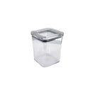 Kit Potes Herméticos Acrílico Cristal 200ml Empilháveis | Organizador de Alimentos com Vedação Premium