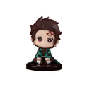conjunto q versão demon slayer sentado fantasma boneca tanjiro inosuke zenizu figura de ação modelo brinquedos boneca