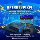 RetrotvPixel™ – Console Retro Arcade com 50.000 Jogos | Plug & Play 4K - Nostalgia 80s/90s