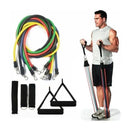 Kit elásticos para exercícios multitarefas resistentes fitness