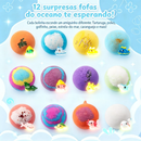 Bolinhas Mágicas de Banho com Surpresa - BubblyBuddies Kit 12 Unidades
