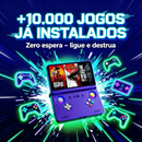 O Pocket Game 2™ – Console Gamer Portátil com +10.000 Jogos, Tela AMOLED 5.5” e Design Dobrável
