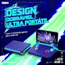 O Pocket Game 2™ – Console Gamer Portátil com +10.000 Jogos, Tela AMOLED 5.5” e Design Dobrável