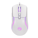 Mouse Gamer Marvo M292, RGB, 8000DPI, 7 Botoes, Branco, M292-WH
